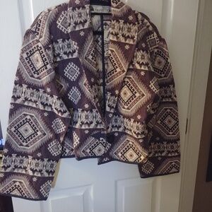 Tapestry Jacket Sz L by Flashback NWT
